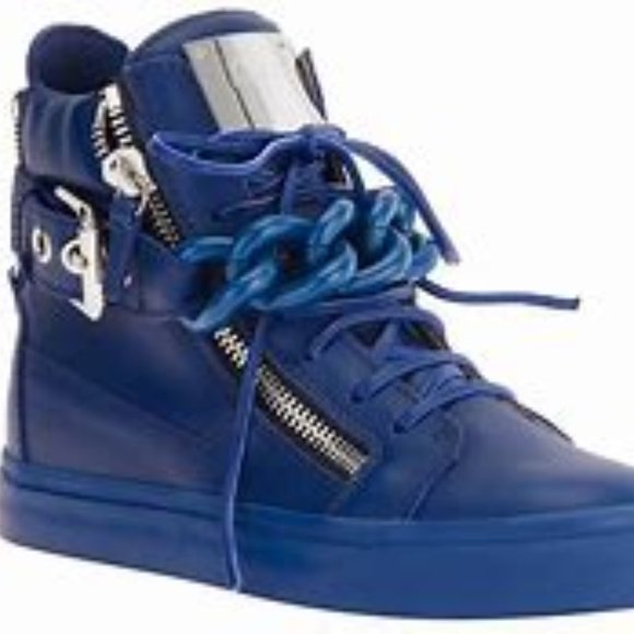 Giuseppe Zanotti Other - Giuseppe Zanetti Blue, Chained High Top’s